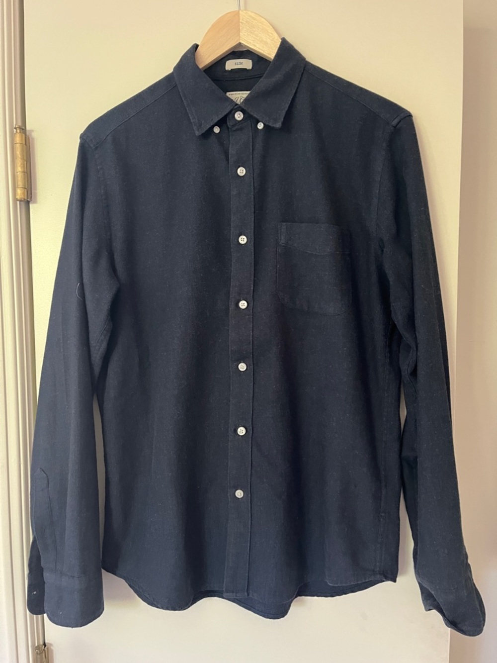 Men's J.Crew Navy Button-Down Shirt